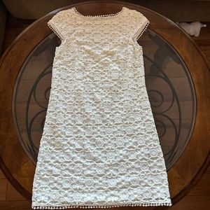 Max Studio White Lace Dress SZ XS
